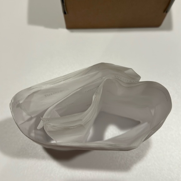 Tiffany packaging: blue box, gift card, envelope, ribbon, bag and shipping box - Picture 12 of 12